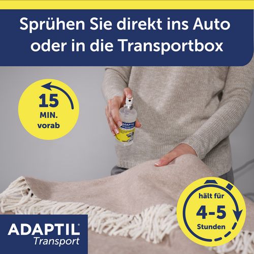 ADAPTIL® Transport Spray 60ml - reduziert Reisestress und Reiseübelkeit von Hunden