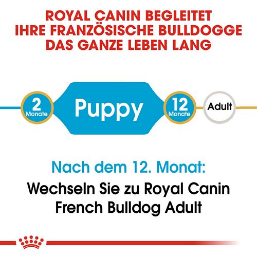 Royal Canin French Bulldog Puppy Welpenfutter trocken Lebensphasen