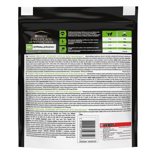 Purina Pro Plan Veterinary Diets HA HYPOALLERGENIC - Trockenfutter KATZE - 1 x 325 g