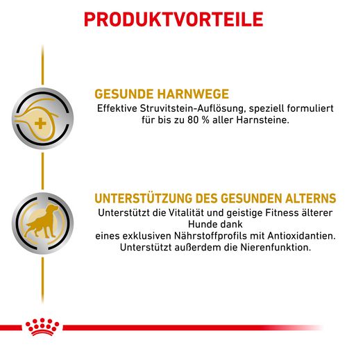 Royal Canin Veterinary URINARY S/O Ageing 7+ Trockenfutter Vorteile
