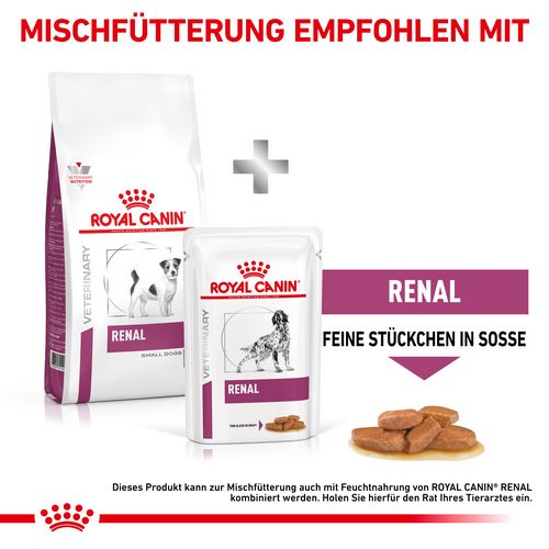 Royal Canin Veterinary RENAL SMALL DOGS Trockenfutter Kombi