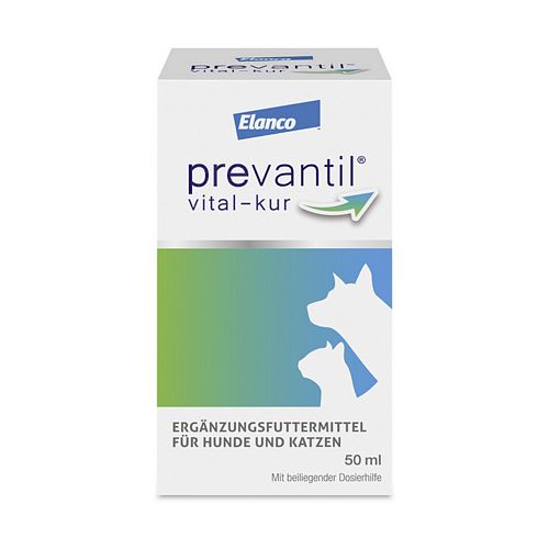 Elanco Prevantil Vital-Kur 50ml  schmackhafte Suspension bei Belastungssituationen