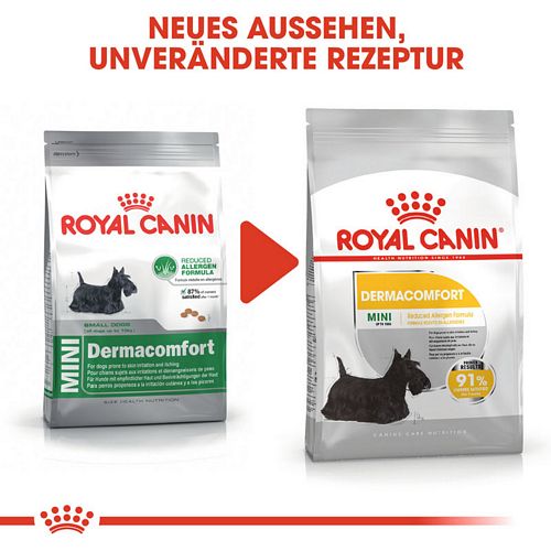 Royal Canin DERMACOMFORT MINI Trockenfutter für kleine Hunde mit empfindlicher Haut