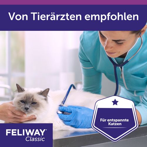 FELIWAY Classic Transport Spray 60ml - punktuell gegen Kratz- & Harnmarkieren von Katzen