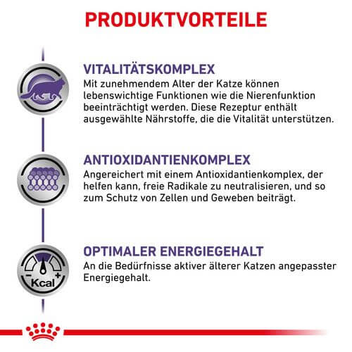 ROYAL CANIN Expert MATURE CONSULT Feine Stückchen in Soße Nassfutter Vorteile