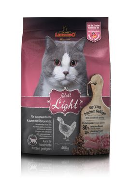 Leonardo - Katzenfutter - ADULT - LIGHT - 400g