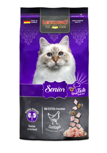 Leonardo - SENIOR - Trockenfutter KATZE - 1,8 kg