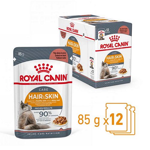 Royal Canin Hair & Skin Katzenfutter nass in Gravy
