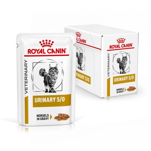 Royal Canin Veterinary URINARY S/O Häppchen in Soße Nassfutter für Katzen 12 x 85 g