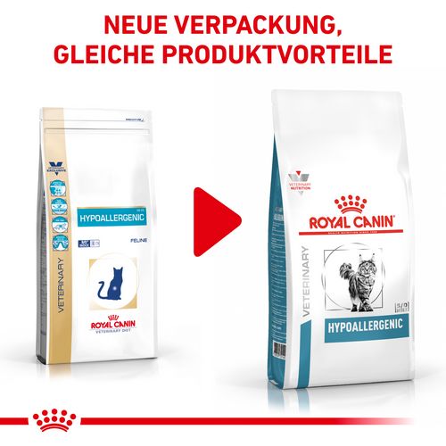 Royal Canin Veterinary HYPOALLERGENIC Trockenfutter Packung