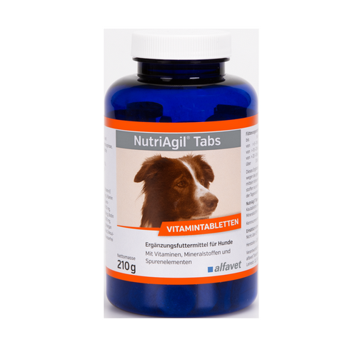 alfavet NutriAgil Tabs 210 g in Kunststoffflasche