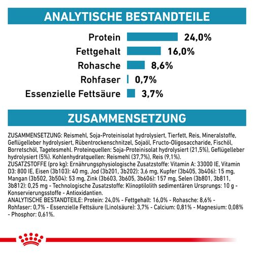 Royal Canin Veterinary HYPOALLERGENIC SMALL DOGS Trockenfutter für Hunde 1 kg