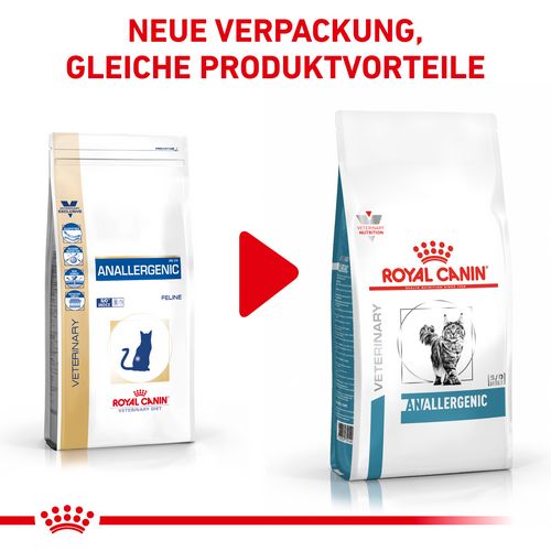 Royal Canin Veterinary ANALLERGENIC Trockenfutter für Katzen 4 kg