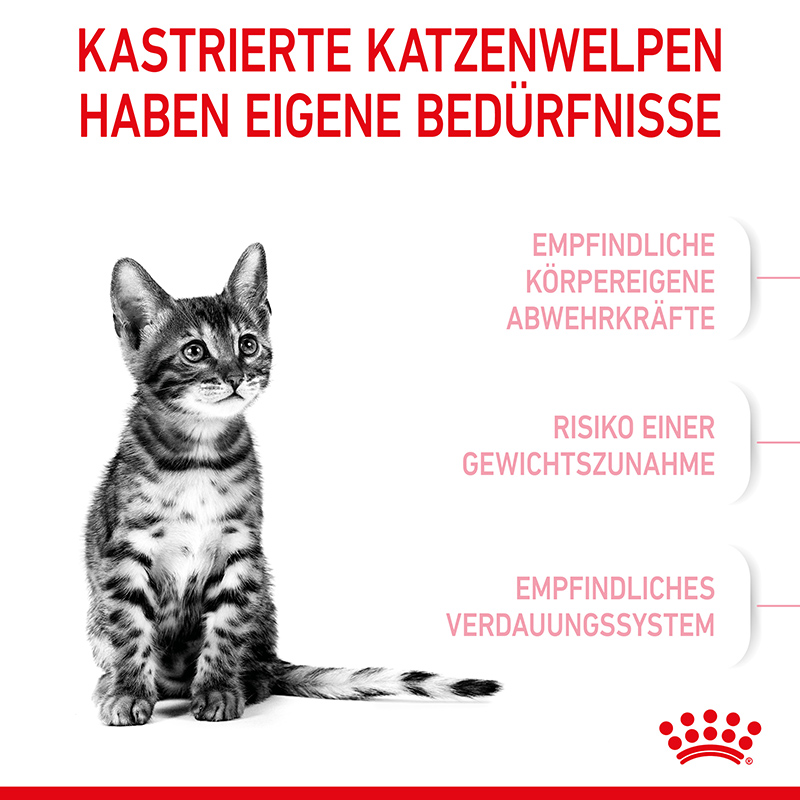 Royal Canin KITTEN Sterilised Kittenfutter für kastrierte Kätzchen