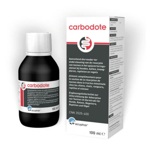 Carbodote für Tiere bei Aufgasung von ecuphar Carbodote für Tiere bei Aufgasung von ecuphar