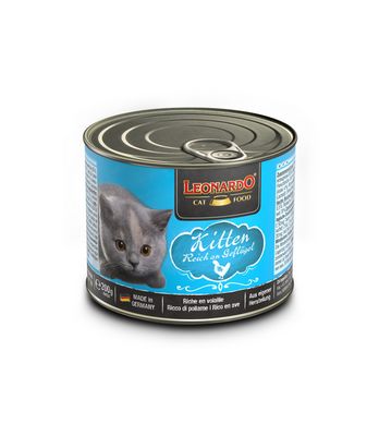 Leonardo - Katzenfutter - KITTEN - 6 x 200 g