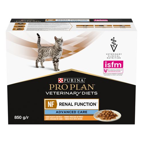 Purina - Veterinary Diets - NF Renal Function - ADVANCED CARE - HUHN - 10 x 85 g