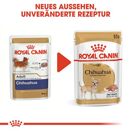 Royal Canin Chihuahua Adult Hundefutter nass in Soße