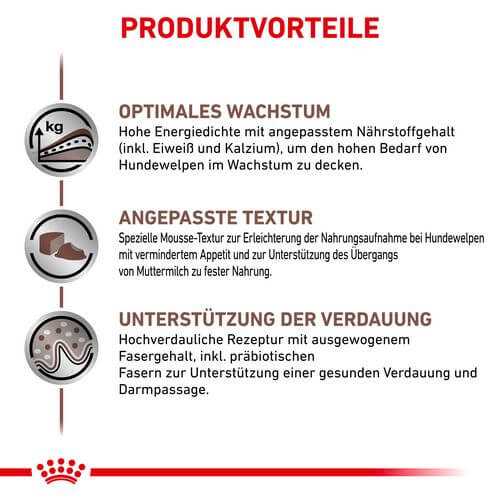 Royal Canin GASTROINTESTINAL PUPPY Nassfutter Vorteile