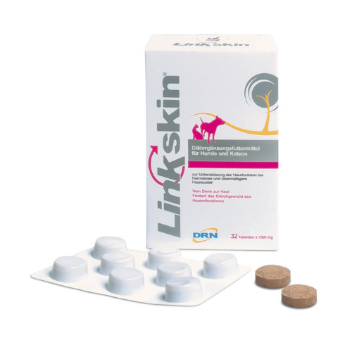 LINKSKIN für Hunde und Katzen - 32 Tabletten