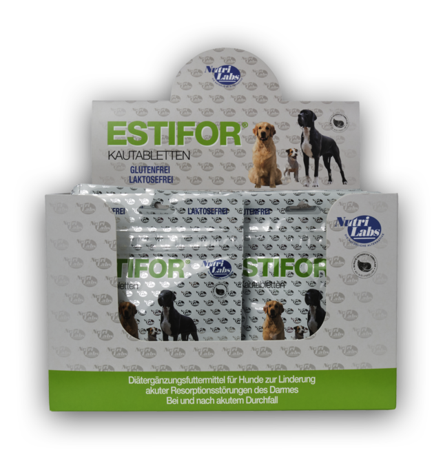 NutriLabs Estifor Kautabletten für Hunde bei Resorptionsstörungen des Darms