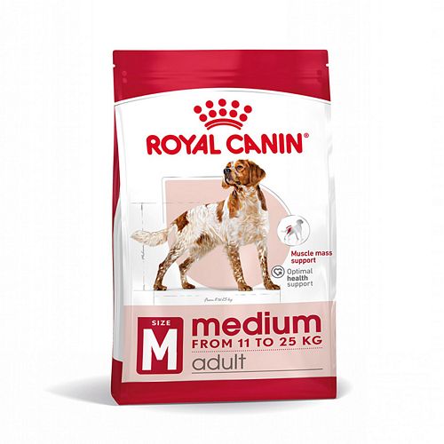 Royal Canin MEDIUM Adult Trockenfutter für mittelgroße Hunde 4kg