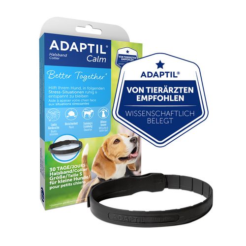 ADAPTIL® Calm Halsband - Anti Stress Erziehungshalsband für kleine Hunde