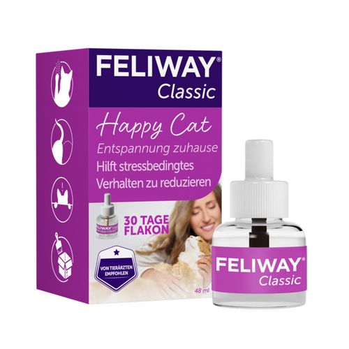 FELIWAY® Classic Nachfüllflakon 48ml - Pheromone gegen Stressverhalten von Katzen