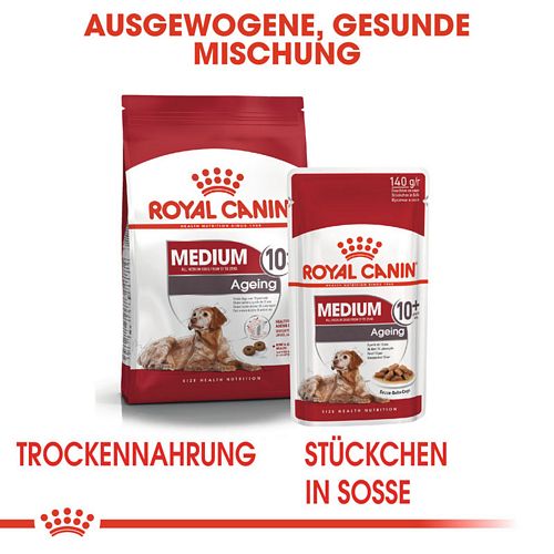 Royal Canin MEDIUM AGEING 10+ Nassfutter für ältere mittelgroße Hunde