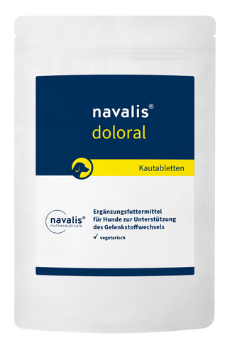 Doloral Dog Tabs 80 Kautabletten zur Immunsystem-Stärkung bei Hunden von Navalis