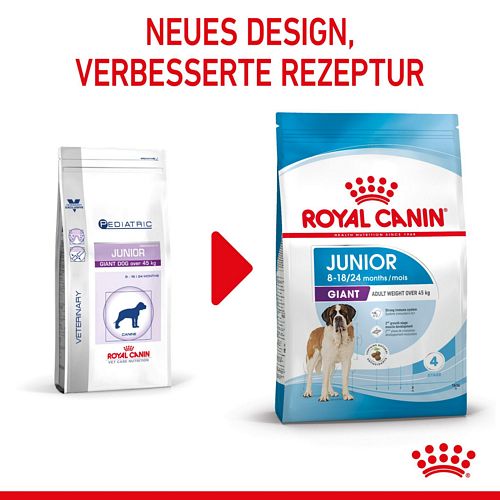 Royal Canin GIANT Junior Welpenfutter trocken für sehr große Hunde 15 kg