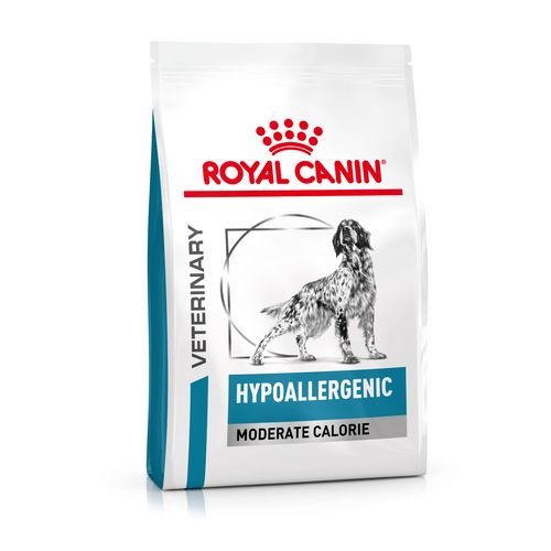 Royal Canin Veterinary HYPOALLERGENIC MODERATE CALORIE Trockenfutter für Hunde 14 kg Royal Canin Veterinary HYPOALLERGENIC MODERATE CALORIE Trockenfutter für Hunde 14 kg