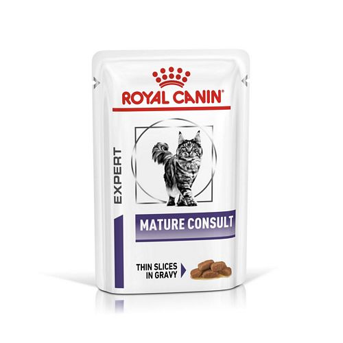 ROYAL CANIN Expert MATURE CONSULT Feine Stückchen in Soße Nassfutter für Katzen