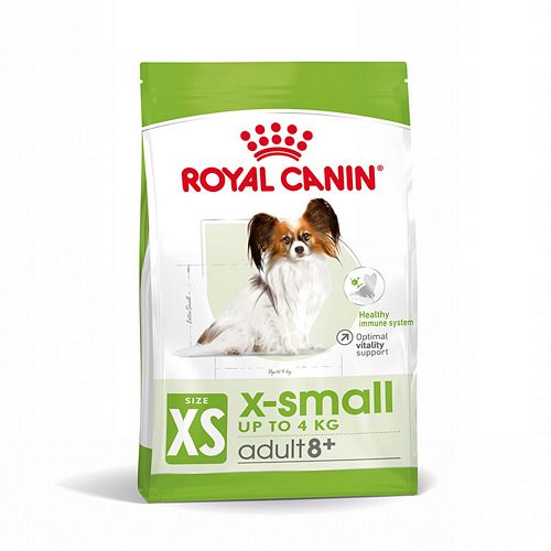 Royal Canin X-SMALL Adult 8+ Trockenfutter für sehr kleine Hunde