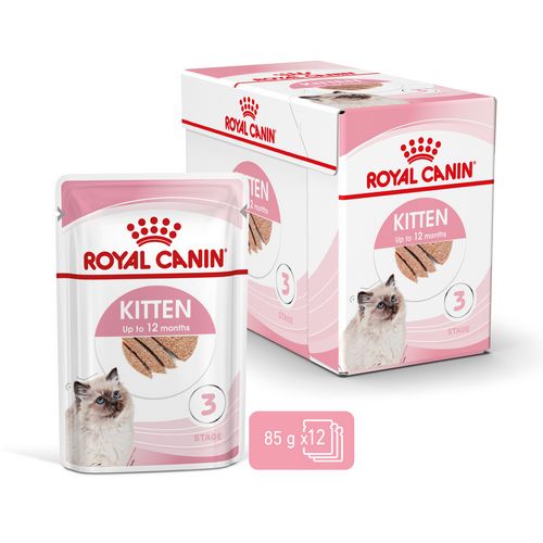 Royal Canin KITTEN Nassfutter in Mousse für Kätzchen 12 x 85 g