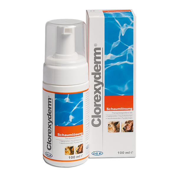 Livisto Clorexyderm Schaumlösung für Hunde und Katzen - 100 ml Livisto Clorexyderm Schaumlösung für Hunde und Katzen - 100 ml
