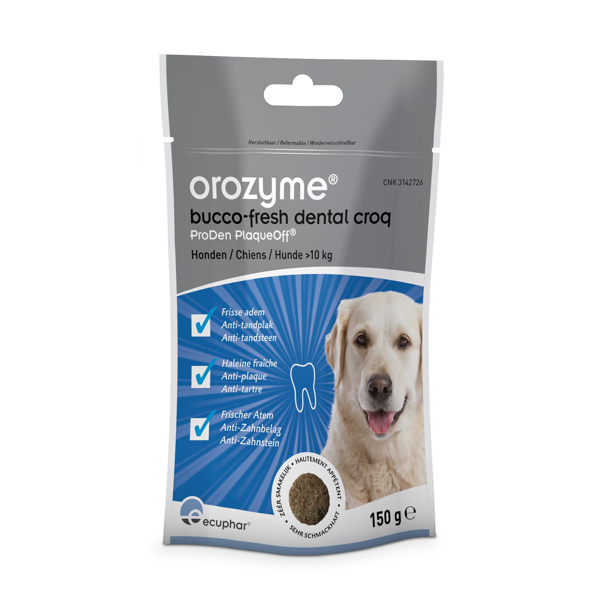 ecuphar Orozyme® Bucco-Fresh Dental Croq für Hunde groß