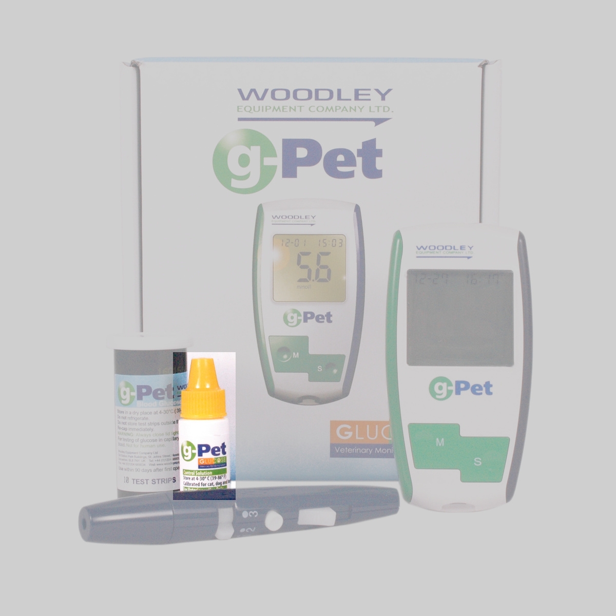 g-Pet Plus+ Kontrolllösung für Hunde, Katzen und Pferde mit Diabetes