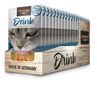 Leonardo - Katzenfutter - Drink - SALMON - 20 x 40 g