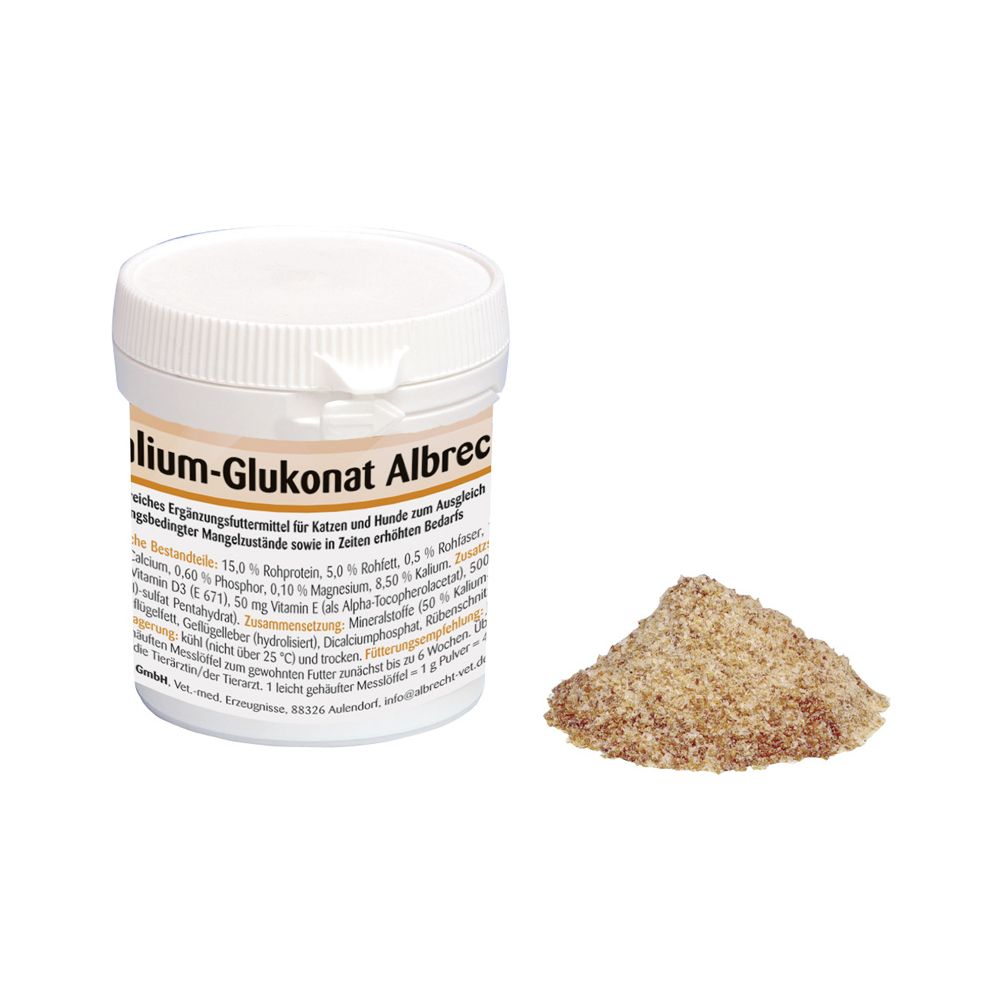 Albrecht Kalium Glukonat 50 g Granulat