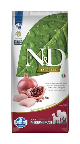 Farmina Natural & Delicious Grain Free Dog Adult Chicken + Pomegranate Trockenfutter für Hunde 12 kg Farmina Natural & Delicious Grain Free Dog Adult Chicken + Pomegranate Trockenfutter für Hunde 12 kg