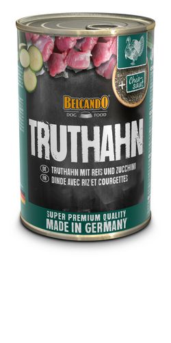 Belcando - Hundefutter - Chia Saat - TRUTHAHN mit REIS und ZUCCHINI 400g
