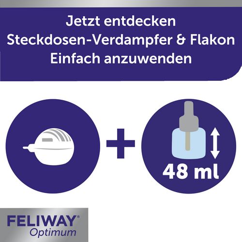 FELIWAY® Optimum Start-Set - Pheromone zur Reduktion von Stressverhalten für glückliche Katzen