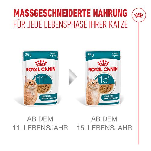 Royal Canin Ageing 11+ Gravy Nassfutter Katze Lebensphase