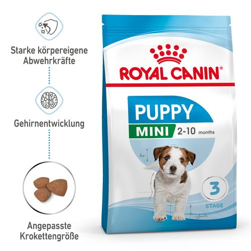 Royal Canin MINI Puppy Trockenfutter für Welpen kleiner Hunderassen 800 g