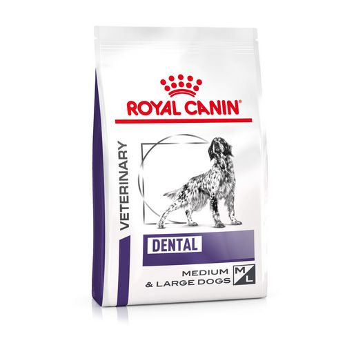 Royal Canin® Veterinary DENTAL MEDIUM & LARGE DOGS  Trockenfutter für Hunde 14 kg