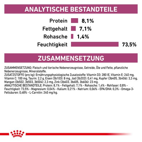 Royal Canin Veterinary CARDIAC Nassfutter für Hunde  12 x 200 g