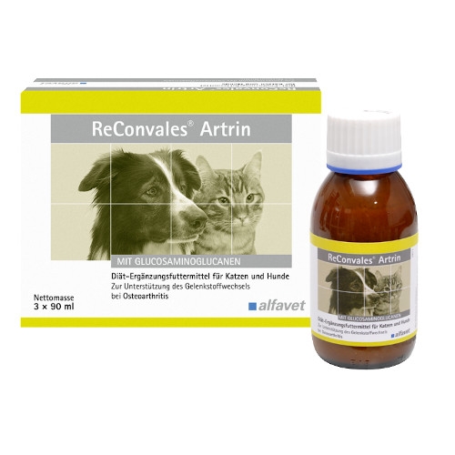 ReConvales Artrin für Hunde und Katzen von Alfavet 3x90ml