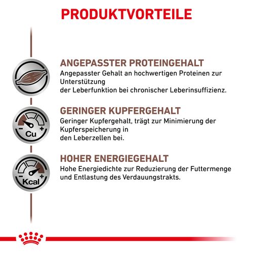 Royal Canin HEPATIC Nassfutter für Hunde Vorteile
