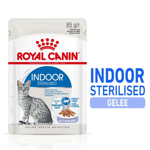 Royal Canin INDOOR Sterilised in Gelee Nassfutter für Wohnungskatzen Royal Canin INDOOR Sterilised in Gelee Nassfutter für Wohnungskatzen